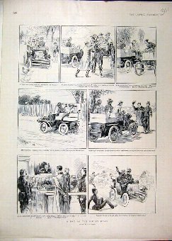Print 1902 Ripley Road Driving Car Horse Carriage 