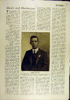 Print 1918 Portrait Cecil-Walton Projectile Factor