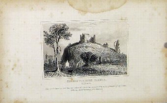 Print Fine Art England Knaresborough Caslte Yorksh