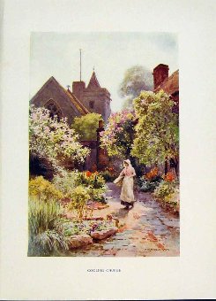 Print Cooling Church Painting By Haslehust C1920 F