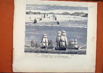 Print British Fleet Dardanelles C1878 Illustrated