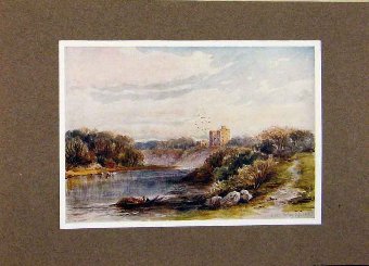 Print View Of Norham Castle By James Orrock Border