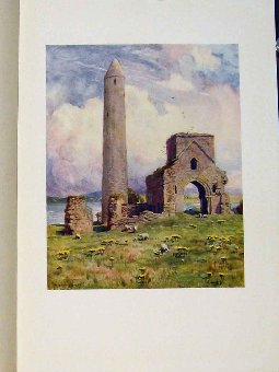 Print Round Tower And Abbey Devenish Isle Ireland