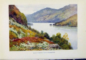 Print Loch Lomond Inversnaid By Haslehurst Beautif