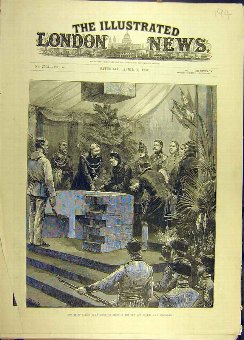 Print 1887 New-Law Courts Birimingham Foundation S