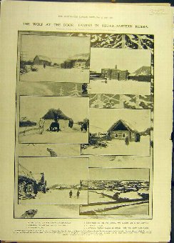 Print 1907 Famine South-Eastern Russia Kashimovo O