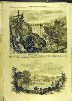 Print 1858 Canadian Red-River Expedition Superior