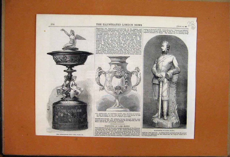 Print 1856 Chateau Eleanora Louisa Lord Brougham C