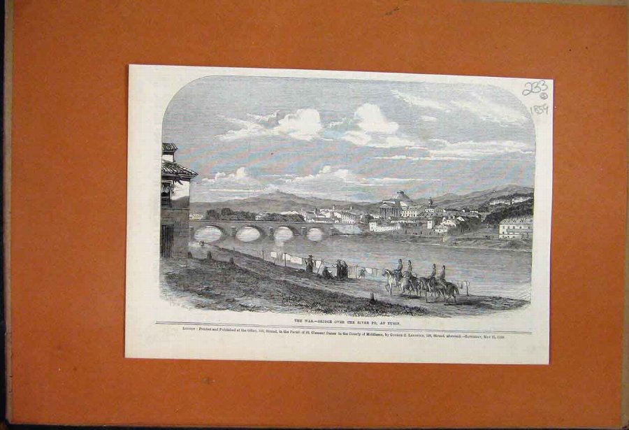 Print 1859 Promised Land Horse Jockey Newmarket Wi