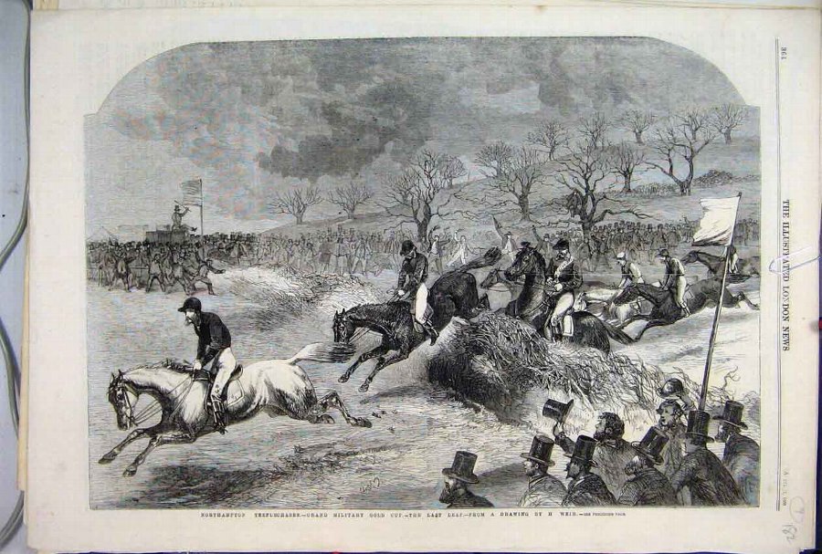 Print 1860 Northampton Steeplechase Grand Gold Cup