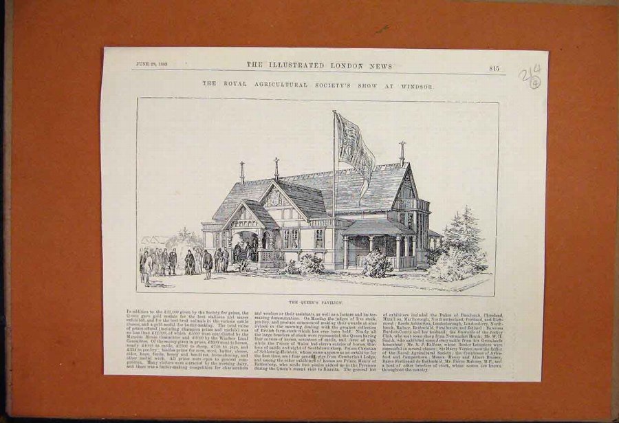 Print 1861 Caller Ou Winner St Leger Horse Trainer