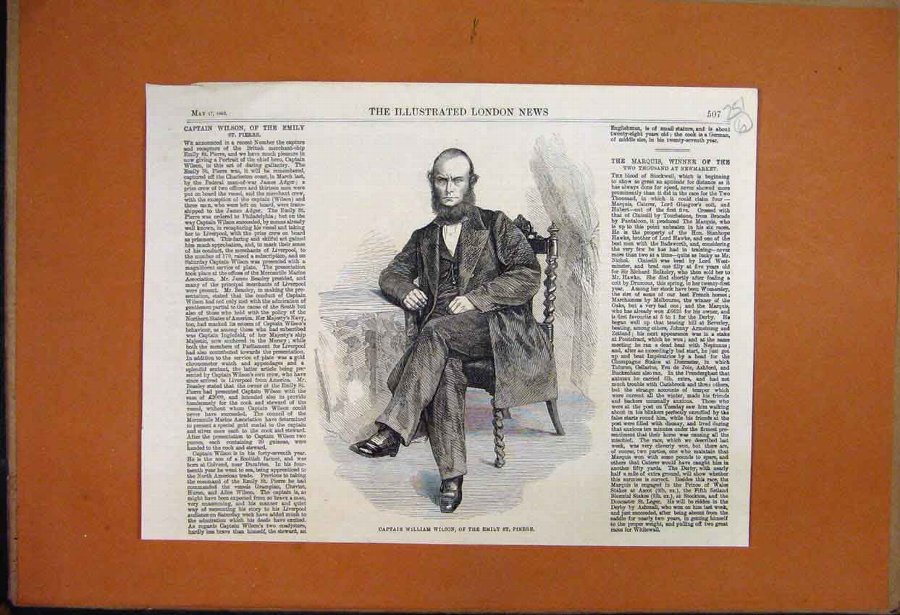 Print 1864 War Denmark Ruins Langaa Railway Bridge