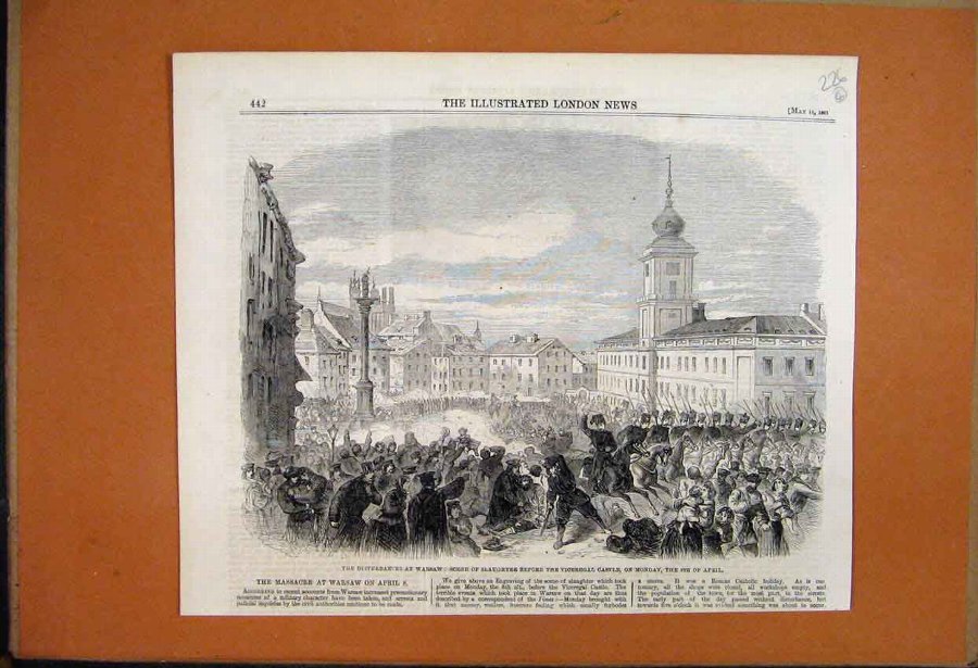 Print 1865 Chateau Arenenberg Switzerland Napoleon