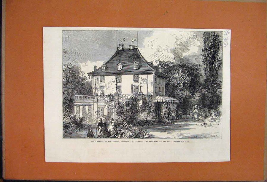 Print 1865 Franz Liszt Conductor New Oratorio Pest