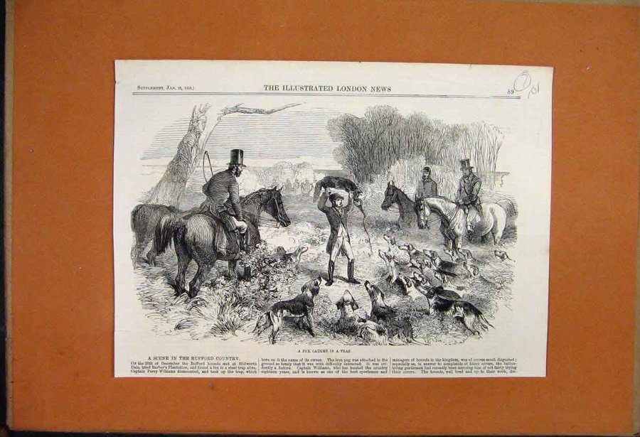Print 1866 Salisbury Races Start Wiltshire Stakes 