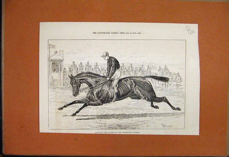 Print 1876 Rosebery Horse Winner Cesarewitch Stake