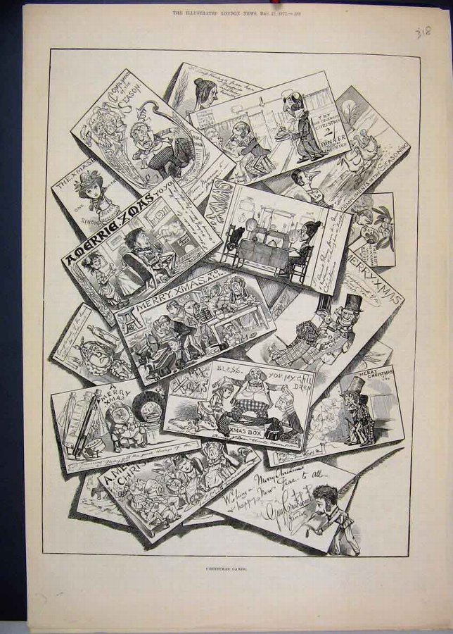Print 1877 Christmas Cards Pictures 18MAR1