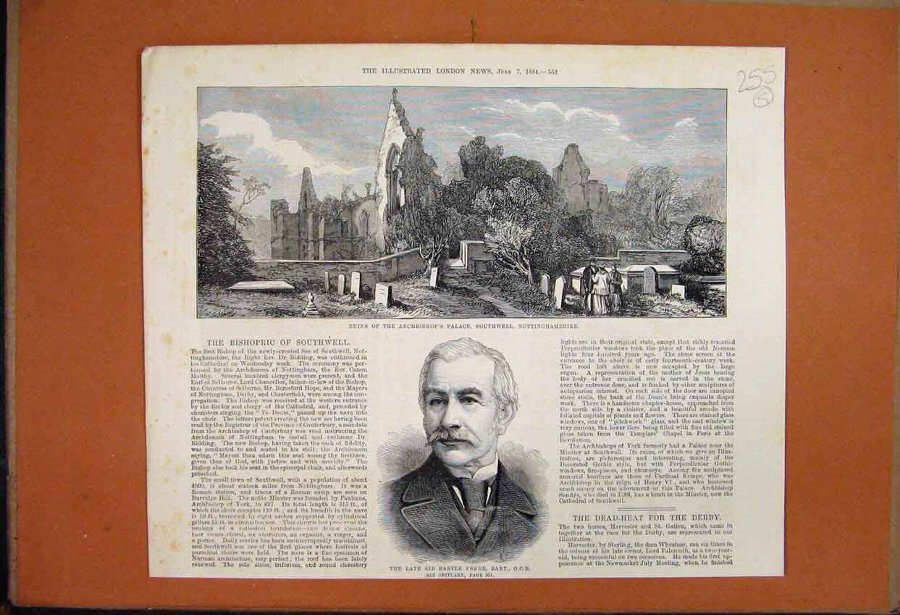 Print 1882 Sailor Princes Hms Cleopatra Foretopmas