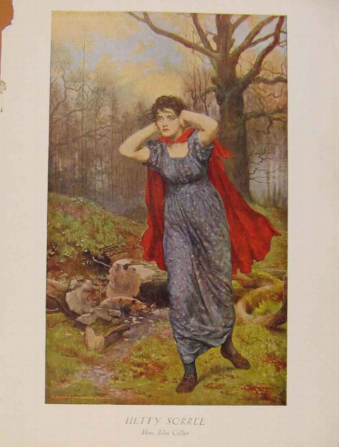 Print British Art Hetty Sorrel Hon John Collier Co