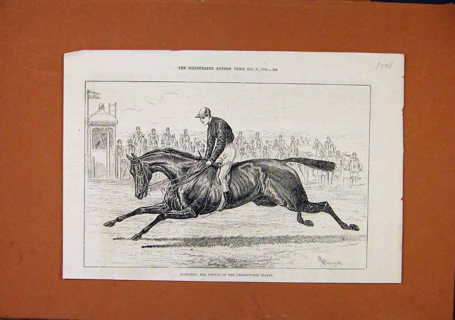 Print Rosebery Winner Cesarewitch Stakes C1876 001