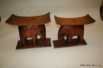 Antique ashanti / asante stools