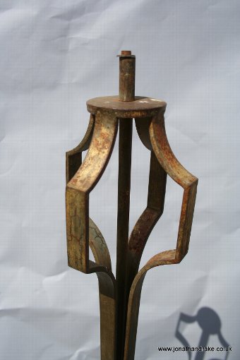 Antique Continental Art Deco lamp standard