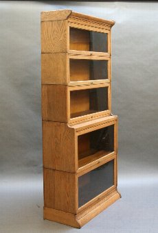 Antique Globe Wernicke style stacking bookcase by Gunn