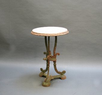 Antique Victorian conservatory table