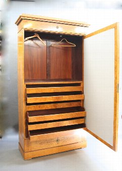 Antique Late C19th elegant armoire wardrobe