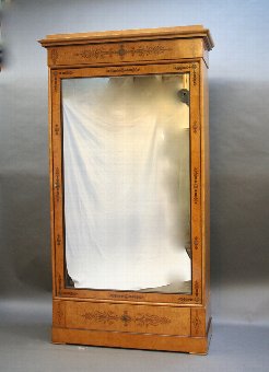 Antique Late C19th elegant armoire wardrobe