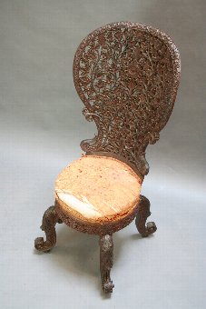 Antique C19th Indian side chair