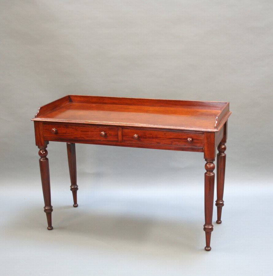 Antique Victorian mahogany writing table