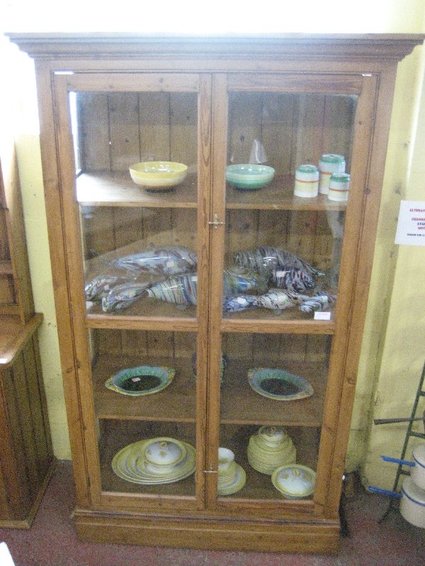 Victorian Pine Shop Cabinet