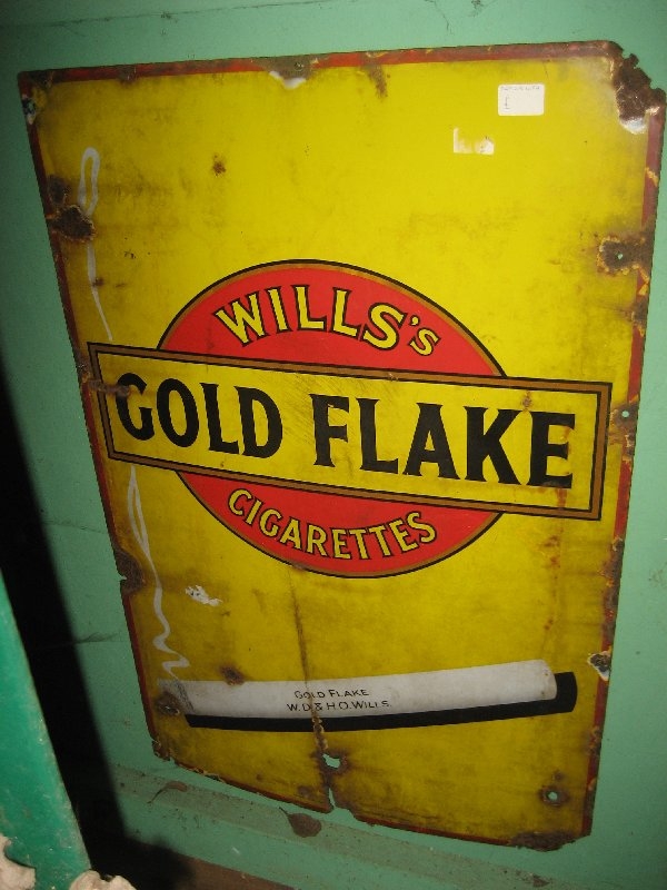 Wills Gold Flake Enamel Sign