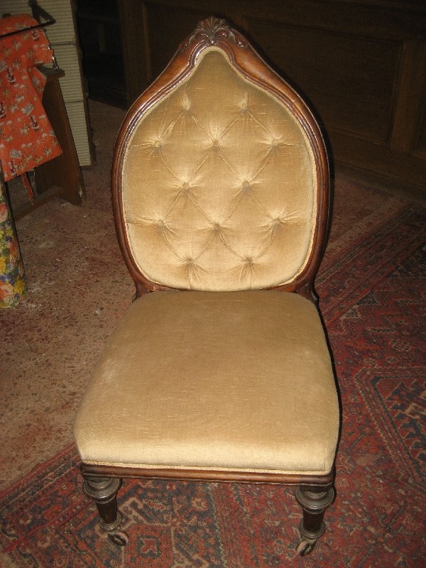 Victorian Rosewood Framed Nursing Chair