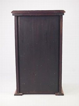Antique Antique Edwardian Bedside Cabinet - Small Mahogany Side Cabinet Hall Cupboard