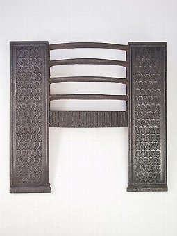 Antique Gerogian Hob Grate - Regency Cast Iron Fire place Front Hobgrate Grill