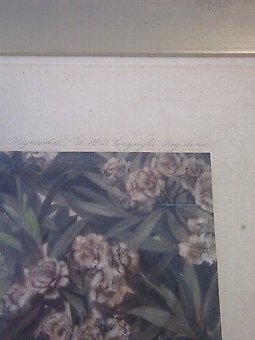 Antique Large Antique Framed Print John William Godward -Gilt Frame Vintage Painting Art