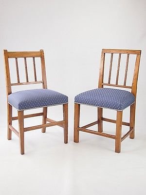 Antique 2 Antique Side Chairs -Near Pair C19th Victorian or Georgian Dining Kitchen Hall
