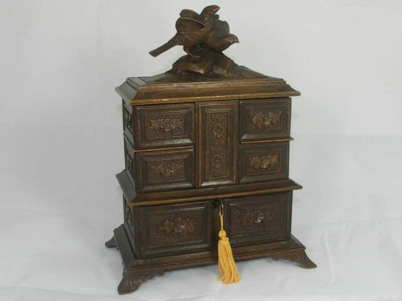 Victorian Black Forest Trinket Box