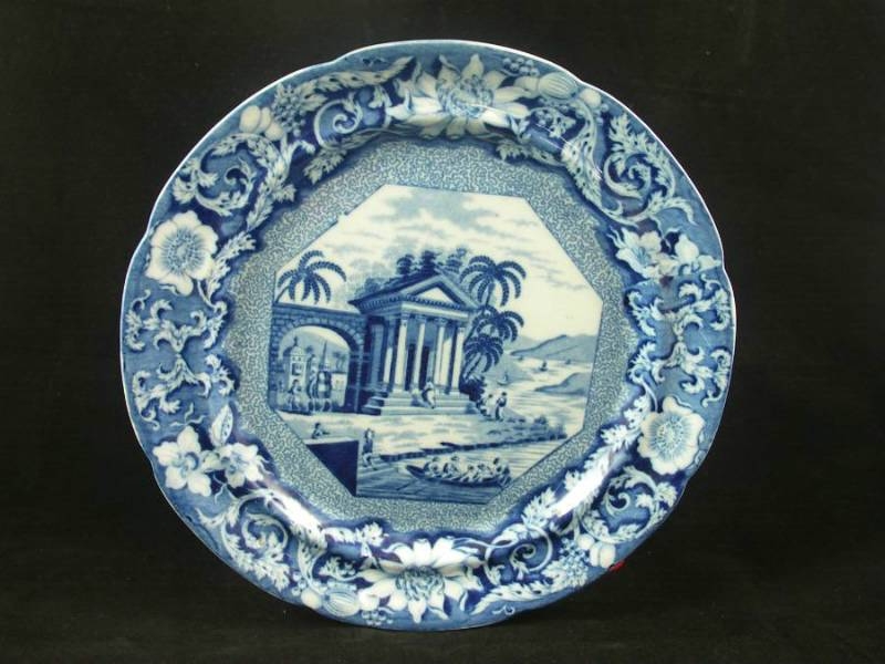 Early 19th Century Blue And White Plate