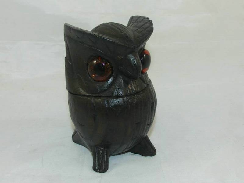 Early 20th Century Owl Inkwell