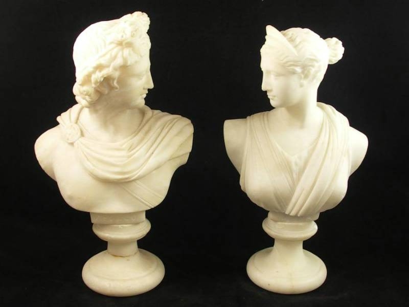 Pair Of Marble Busts
