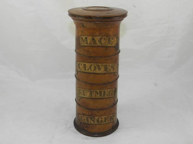 Early 19th Century Four Tier Spice Tower