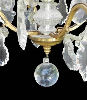 Antique French Drop Chandelier c1900