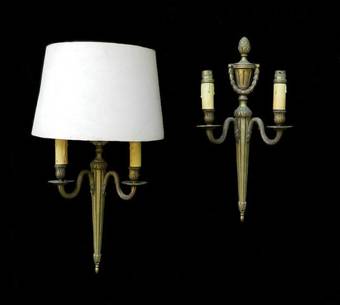 Antique Pair French Antique Wall Lights Appliques Sconces