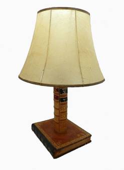Antique French Antique Book Lamp Desk or Table Light