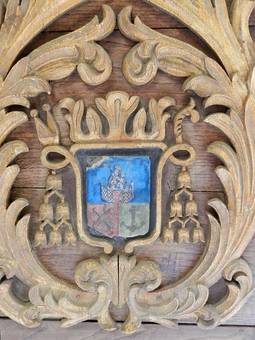 Antique Old French Decorative Panel 