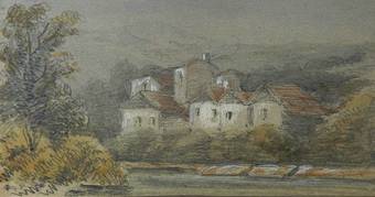 Antique 5 French miniatures by Felix Thoriguy 18241870