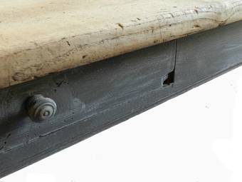 Antique C19 French Farm House Table Kitchen Dining